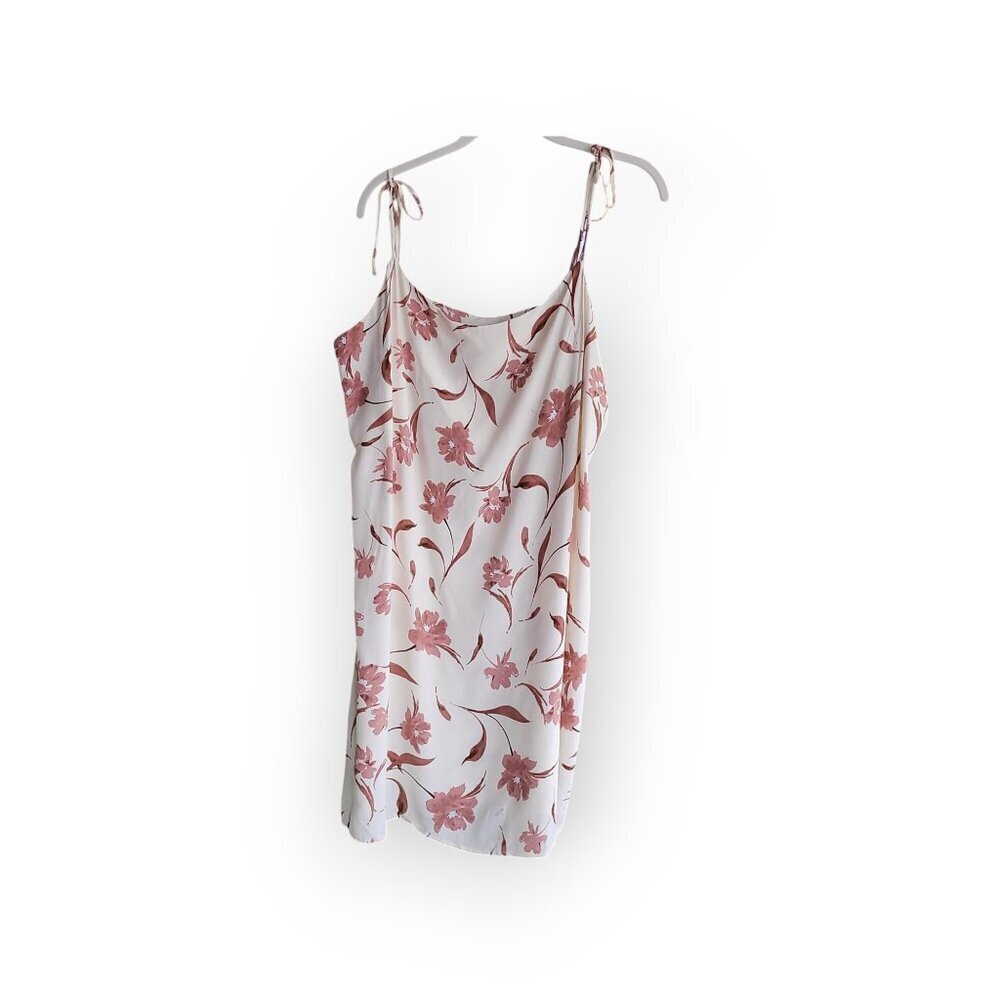 Camas Lilly Co Upcycled Summer Dress XL Brown White Sustainable Boutique - Picture 4 of 15